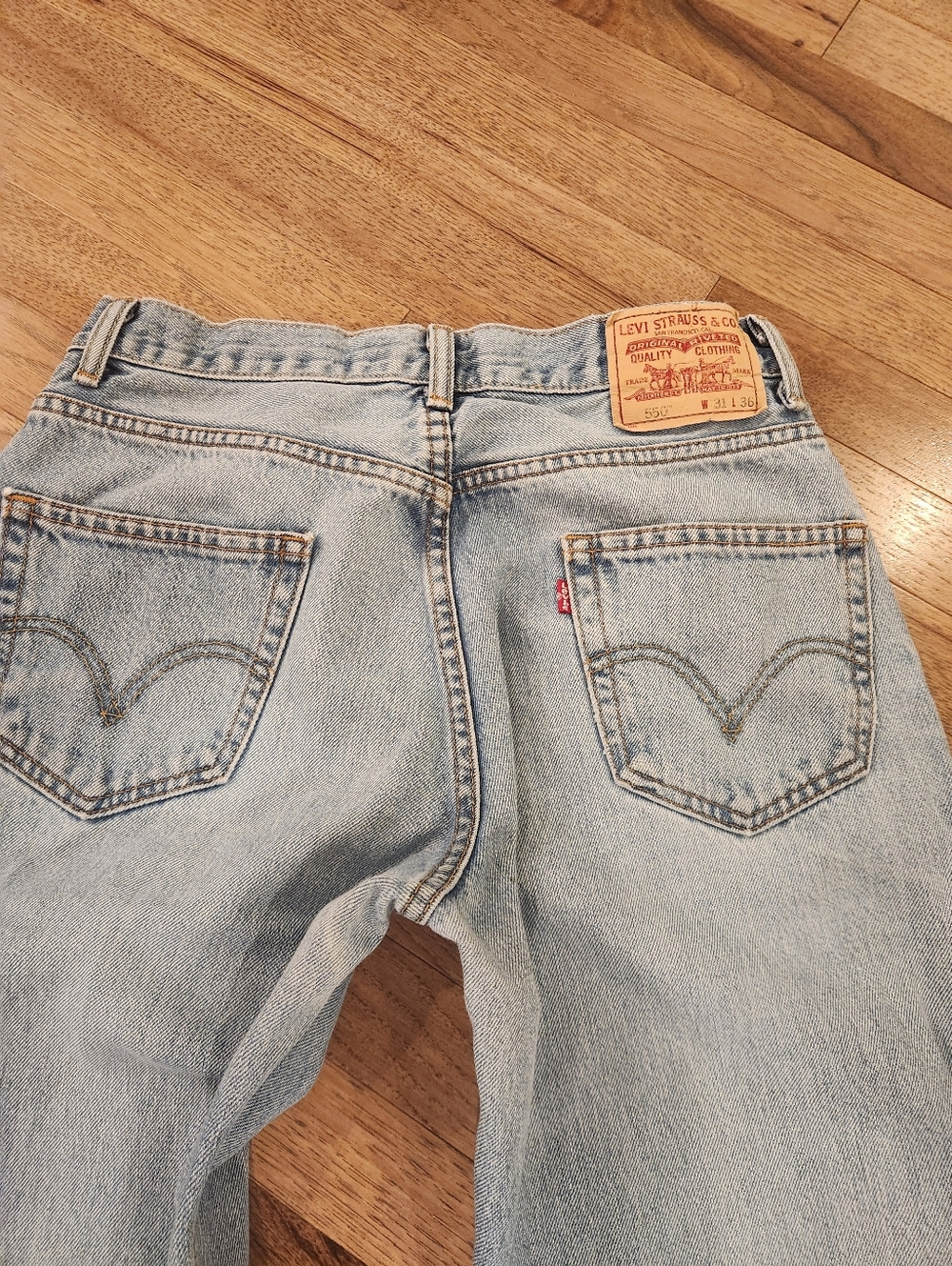 Levis 550's 1990's Made In Egypt 31x36 Vintage